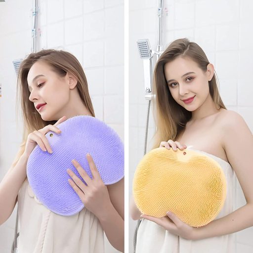 CHUANGOU Kefka na nohy do sprchy, 3-dielna sada – podložka na masáž nôh na peeling, zlepšenie krvného obehu, odstránenie odumretej kože