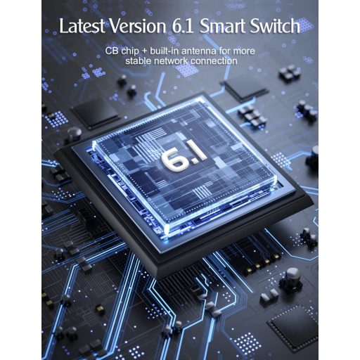 Maxcio Întrerupător WiFi pentru jaluzele, set de 4 bucăți - Compatibil cu Alexa și Google Home, Control procentual, Timer, Control vocal, Control inteligent al jaluzelelor pentru casă inteligentă