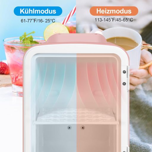 Prenosná mini chladnička WANNYTON s objemom 4 litre s funkciou ohrevu, do auta a kancelárie, AC/DC