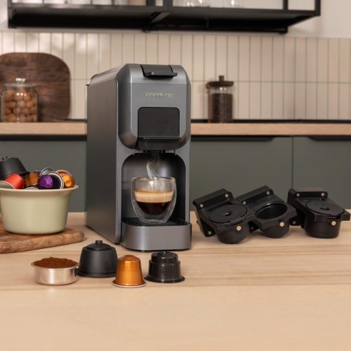 Cecotec Freestyle Compact Black 4az1-ben kávéfőző gép 1350W Nespresso Dolce Gusto