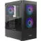 GAMDIAS TALOS E3 Mesh Gaming PC ház temperált üveggel, ARGB ventillátorokkal