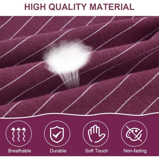 Vicloon konyhai kötény 2 darab zsebekkel, mosható, szürke és bordó