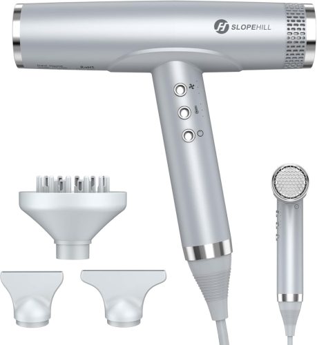 Uscător de păr ionic slopehill, motor fără perii de 110.000 RPM, cu difuzor magnetic, silențios, cu tehnologie bioceramică, rapid