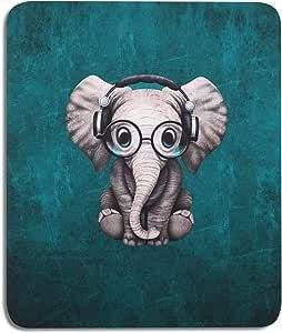 Mousepad AOKSUNOVA cu Elefant Colorat, 24x20 cm