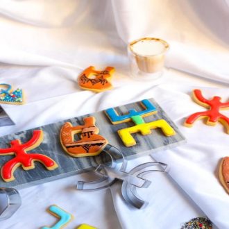 Süteményszaggató Készlet, 6 db Rozsdamentes Acél