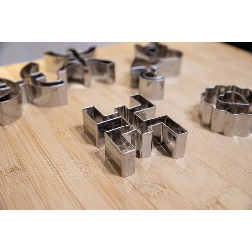 Süteményszaggató Készlet, 6 db Rozsdamentes Acél