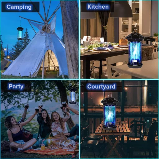 Buzzeap Elektromos Rovarcsapda Beltéri és Kültéri Használatra, Szúnyog és Legycsapda