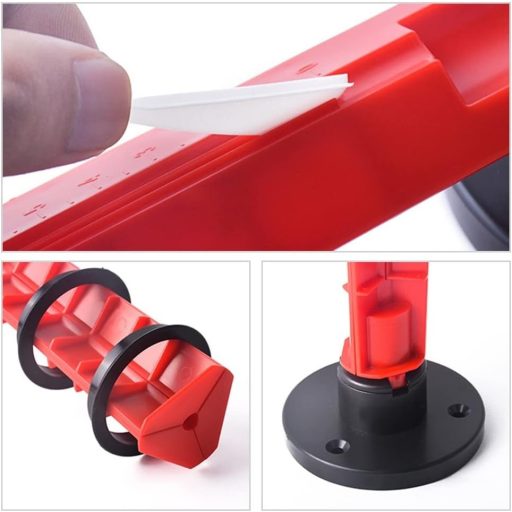 DONGKER Podesivi uređaj za ljepljenje pera strijela s mjernom skalom za DIY izradu strela