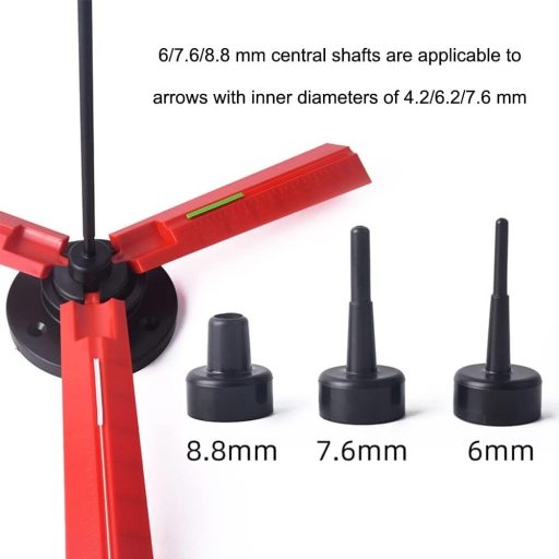DONGKER Podesivi uređaj za ljepljenje pera strijela s mjernom skalom za DIY izradu strela