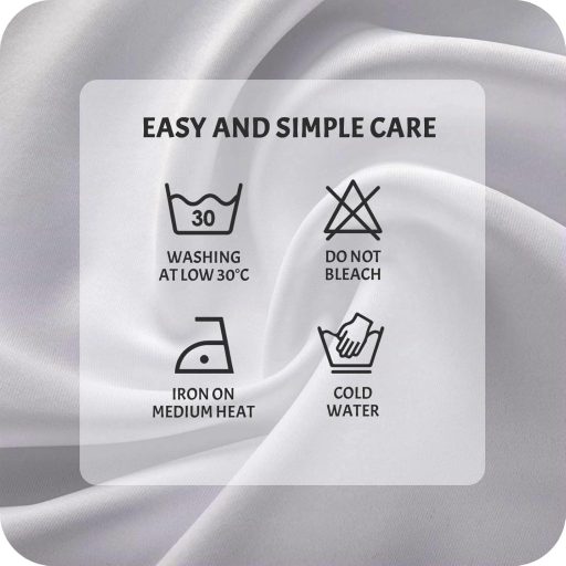 MRTREES Sötétítő Függöny Szett 2 db Krém 60x120 cm Nappali Hálószoba Konyha