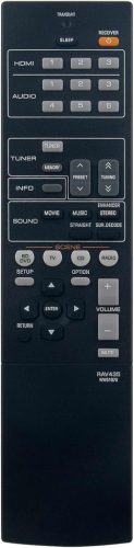 ALLIMITY Távirányító Yamaha Audio Rendszerekhez - RAV435 WW51070 HTR-2064 YHT-196 Kompatibilis - Ergonomikus Kialakítás - 10m Hatótáv