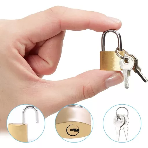 SEMINISMAR 32mm Lakat 2db Kulccsal, Rozsdamentes Karabiner Kulcstartó Szett