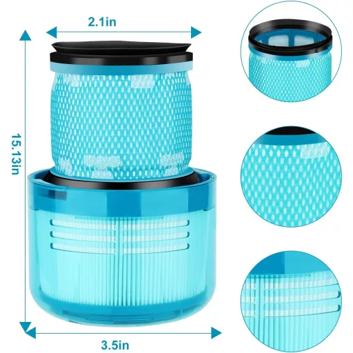 Leadaybetter 2db Dyson V15 V11 SV14 SV22 porszívó csere szűrő készlet