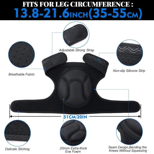 PLIKSUVER Térdvédő Párnák Kertészéshez Takarításhoz Volley Tánc Csúszásmentes