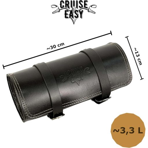 CRUISE EASY Valódi Bőr Motoros Szerszámtáska Texas M Méret Vízálló