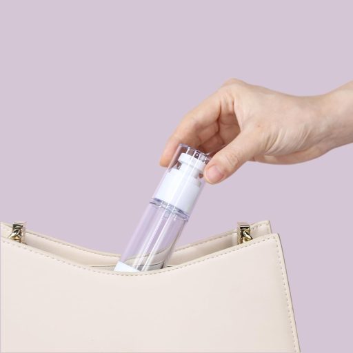 LONGWAY 6x30ml Bezvzduchový dávkovač s pumpičkou, cestovná kozmetická fľaštička na krém