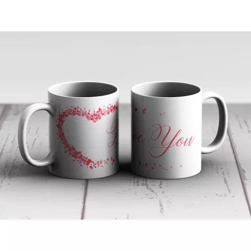 Love You Kerámia Bögre - Valentin-napi Ajándék