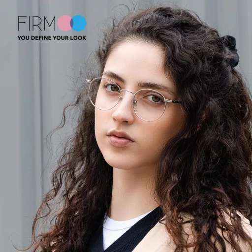 Firmoo okuliare na čítanie 1.5 dioptrie s filtrom modrého svetla - unisex kovový rám, ľahké, s nastaviteľnými nosovými podložkami, na digitálne obrazovky