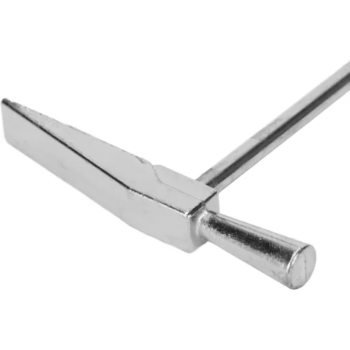 HERCHR Čekić za izradu čeličnog nakita 150x62,8mm - Ergonomski alat za oblikovanje metala za urare, zlatare, DIY majstore, srebrne boje, 3
