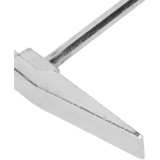 Ciocan pentru confecționarea bijuteriilor din oțel HERCHR 150x62,8mm - Unealtă ergonomică de modelare a metalelor pentru ceasornicari, bijutieri, pasionați de bricolaj, culoare argintie, 3
