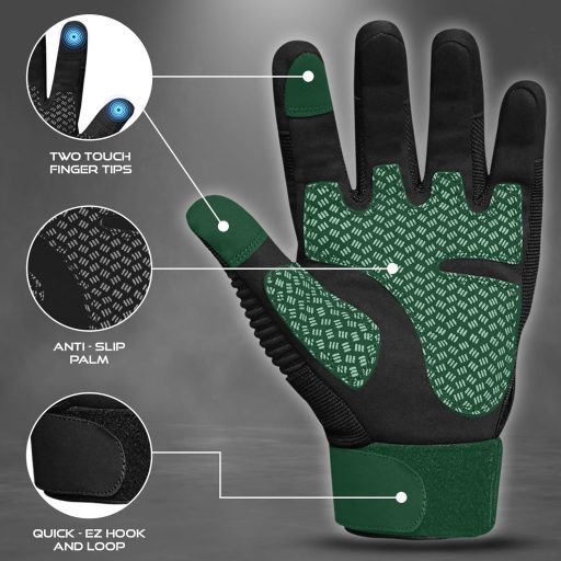 Mănuși Moto WESTWOOD FOX WFX cu Protecție Rigidă și Funcție Touchscreen Negre