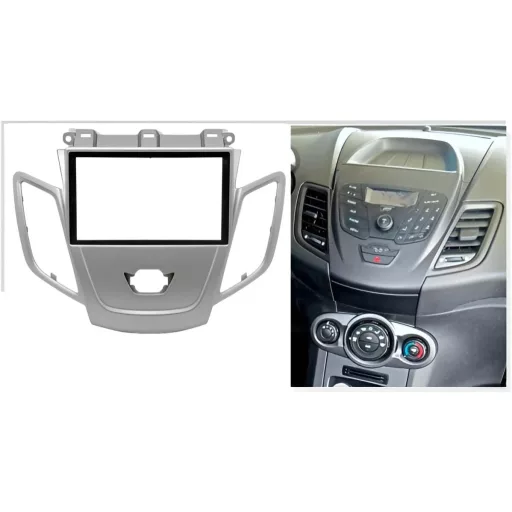 Sound-way 2-DIN autórádió beépítőkeret Ford Fiesta 2008-2017