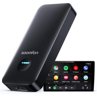   Bezdrôtový adaptér SOOMFON Android Auto 5,8 GHz, kompatibilný s VW, Audi, Mercedes
