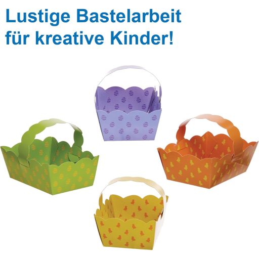 Baker Ross Húsvéti Kosarak Készlet - 30 db, DIY Tojáskereső Kosarak Gyerekeknek