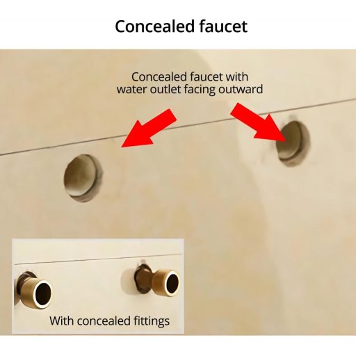 QWORK Termosztátos Zuhanycső G1/2 Sárgaréz Keverőcsap Állandó Hőmérséklet Szabályozás