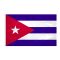 International Flag Kuba zászló 150x270cm erős szövet integrált szemekkel