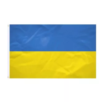   International Flag Ukrajna Zászló 150x270cm Erősített Szövet Élénk Színek