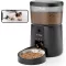 PUPPY KITTY Automatické krmítko pre mačky s 1080P kamerou - WiFi ovládanie cez aplikáciu, nočné videnie, nerezová miska, 1-8 kŕmení denne, kapacita 4L