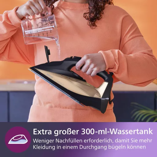 Philips 7000 Series gőzölős vasaló 50g/min folyamatos gőz 250g gőzlökés