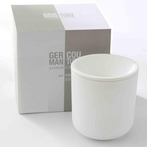 GC German Couture Kerámia Hamutál IQOS Iluma, Terea, Heets, Glo Hyper, Ploom Dohányrúdhoz - Fehér Kerek Fedeles Tartó Otthonra és Irodába