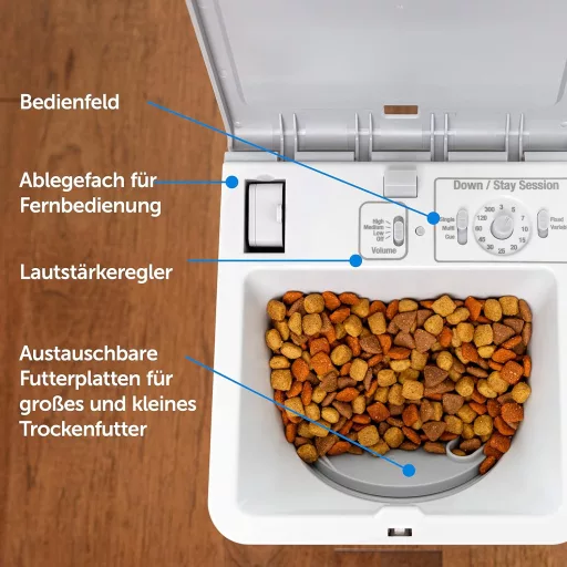 PetSafe Teach and Treat, dresor cu telecomandă pentru câini, recompensează prin întărire pozitivă.