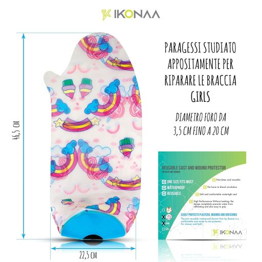 IKONAA Vízálló Karprotektív Unicornos Fürdőzéshez Gyerekeknek