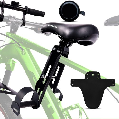 YOUNGROW Detská sedačka na bicykel – pre deti od 2 do 6 rokov, do 24 kg, kompatibilná s MTB