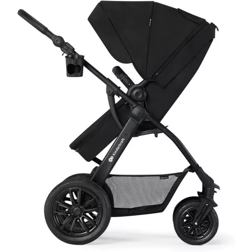 Kinderkraft XMOOV 3 az 1-ben Babakocsi Fekete Multifunkcionális Gyermekjármű