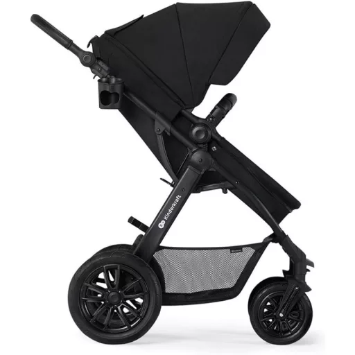 Kinderkraft XMOOV 3 az 1-ben Babakocsi Fekete Multifunkcionális Gyermekjármű