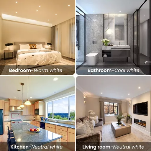 ALUSSO 7W LED Ugradbena Spot Svjetiljka s Funkcijom Prigušivanja, 3 Temperature Boje, IP44 Kupaonica Kuhinja