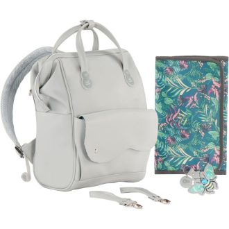   Kinderkraft Treasurepack hátizsák pelenkázó táska szürke