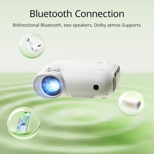 YOTON Y9 4K WiFi Projektor Netflix-támogatással, 15000 Lumen, Bluetooth, Full HD