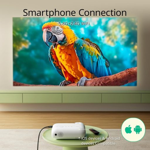 Proiector YOTON Y9 4K cu suport Netflix/Dolby - 20000 Lumeni Full HD 1080P Rezoluție Nativă, WiFi, Bluetooth 5.2, Home Cinema, Telefon, TV
