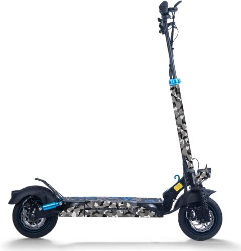 STYLISH SCOOTERS Elektromos Roller Matrica Szett - Kék Sport Dizájn, Alumínium Vázhoz, Fiataloknak, Univerzális Méret