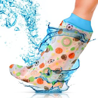   IKONAA Vízálló Védőhuzat Gyerekeknek Lábra és Karra Fürdéshez Gipsz Védelemhez