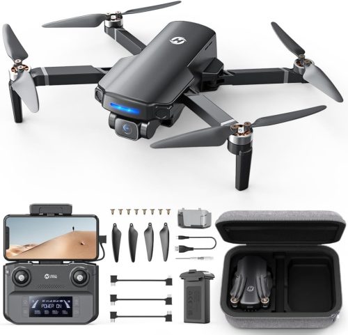 Dronă GPS Holy Stone HS360S cu cameră 4K, rază de acțiune 3 km, transmisie imagine 5G, 20 minute timp de zbor, pliabilă, 249g, și pentru începători