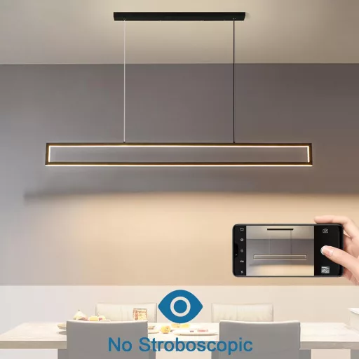 SUCIKORIO LED viseća svjetiljka za blagovaonski stol 100cm, mogućnost prigušivanja, s daljinskim upravljačem