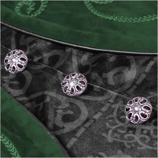 jakloz Férfi Steampunk Gótikus Kabát Zöld M - Középkori Victorian Cosplay Jelmez