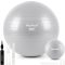PhysKcal 65cm szürke torna labda + 23cm pilates labda szett, anti-burst, csúszásmentes egyensúly labda