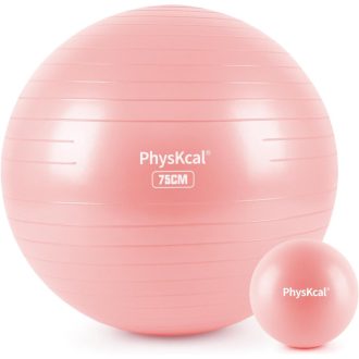   PhysKcal Torna és Pilates Labda Szett, Pattanásbiztos Egyensúly Labda Jóga Otthonhoz
